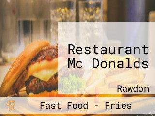 Restaurant Mc Donalds