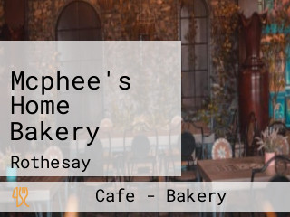 Mcphee's Home Bakery