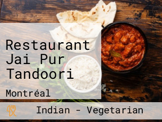 Restaurant Jai Pur Tandoori