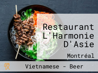 Restaurant L'Harmonie D'Asie