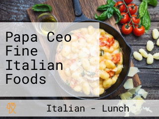 Papa Ceo Fine Italian Foods