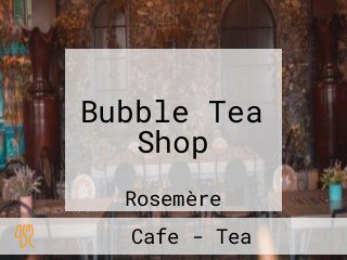 Bubble Tea Shop