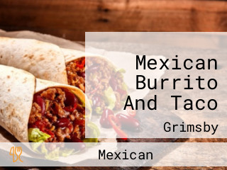Mexican Burrito And Taco