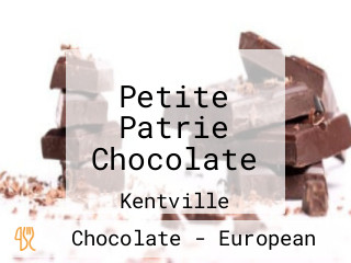 Petite Patrie Chocolate
