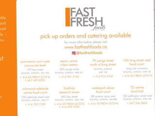 Fast Fresh Foods