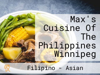 Max's Cuisine Of The Philippines Winnipeg