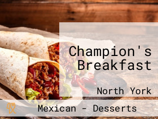 Champion's Breakfast