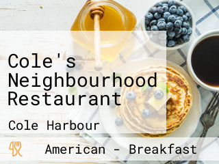 Cole's Neighbourhood Restaurant
