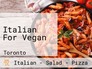 Italian For Vegan