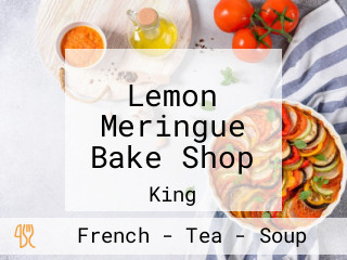 Lemon Meringue Bake Shop