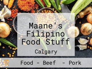 Maane's Filipino Food Stuff