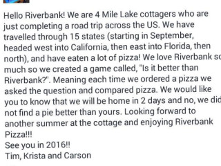 Riverbank Pizza