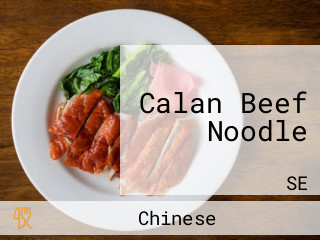 Calan Beef Noodle