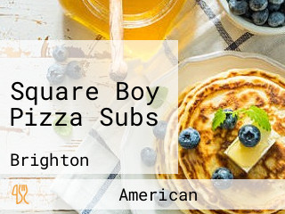 Square Boy Pizza Subs