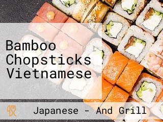 Bamboo Chopsticks Vietnamese