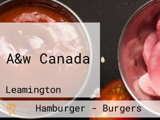 A&w Canada