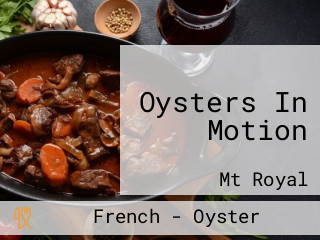 Oysters In Motion