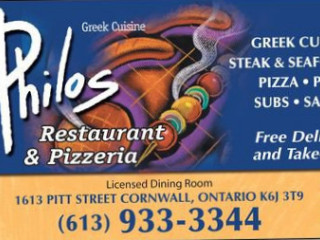 Philos Greek Cuisine And Pizzeria