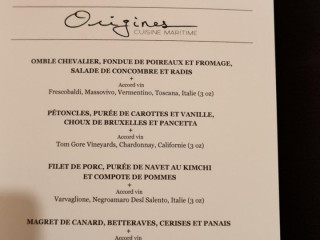 Origines Cuisine Maritime