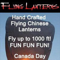 Flying Chinese Lanterns